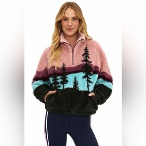 BEACH RIOT LEONA SHERPA PULLOVER